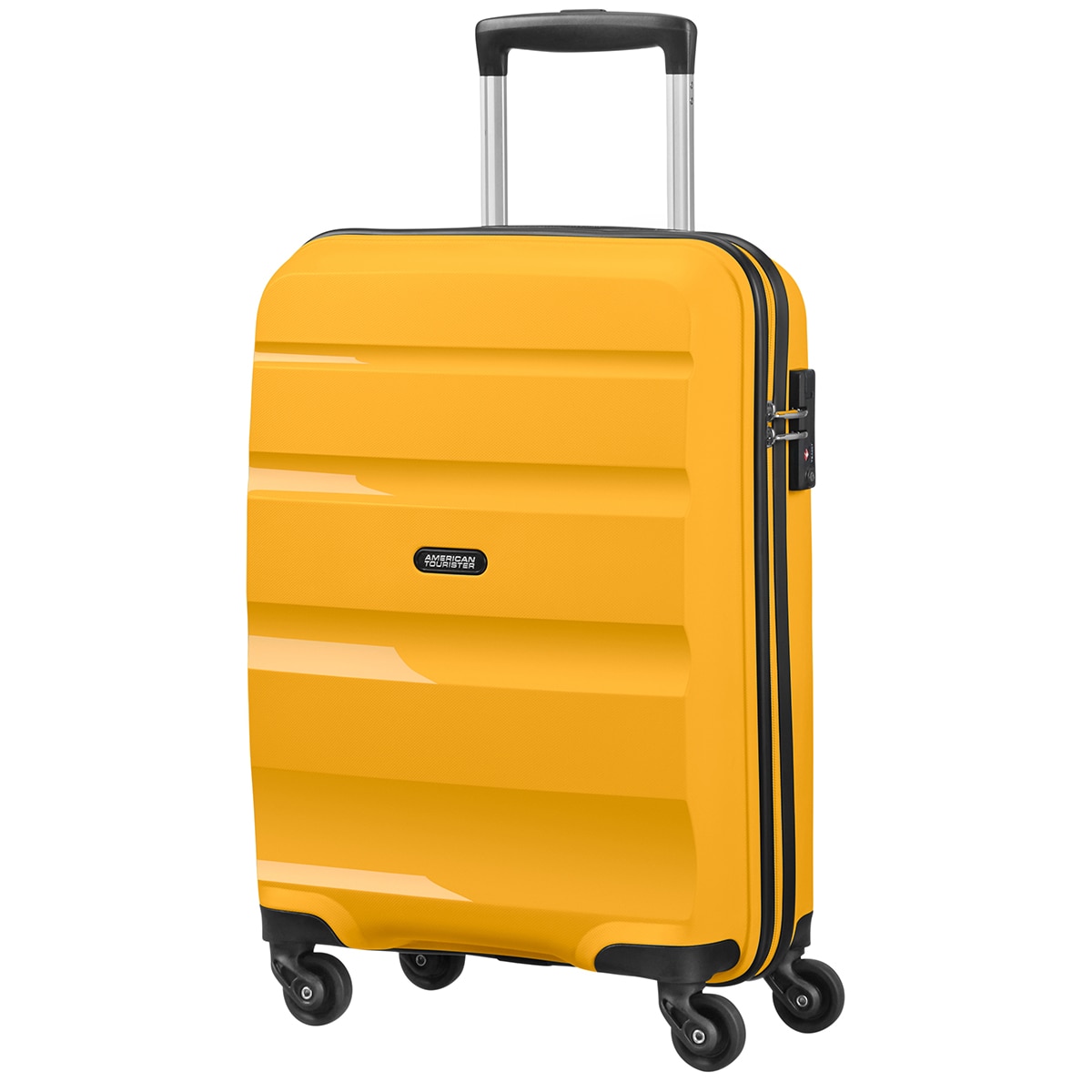 American Tourister Bon Air 55cm Carry On Spinner Case, Yellow Costco UK