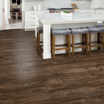 Golden Select Roasted Coffee Rigid Core SPC Luxury Vinyl Flooring Planks with Foam Underlay - 1.33 m² Per Pack