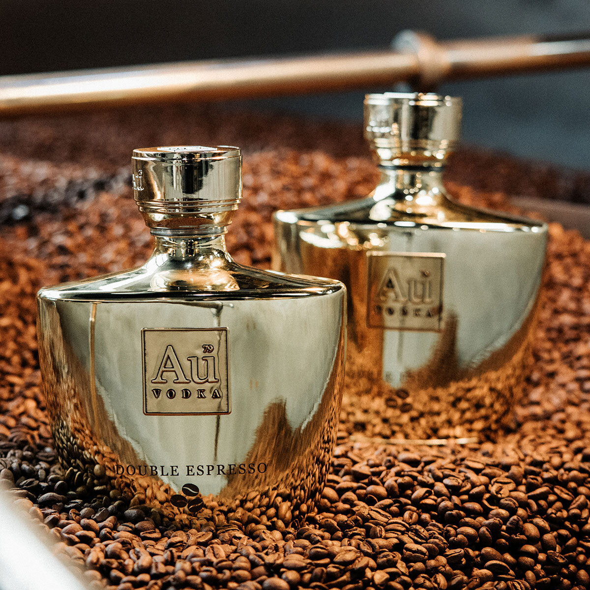 Au Vodka Double Espresso in coffee beans