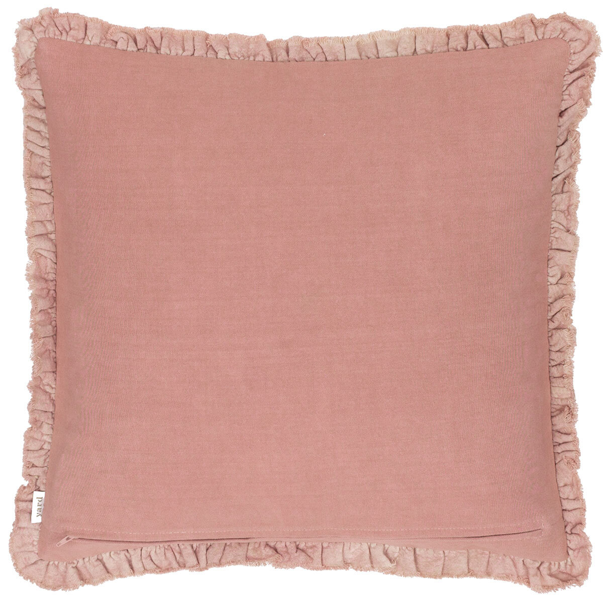Furn Bertie Velvet Feather Fill Cushion 2 Pack in Rose, 45 x 45 cm