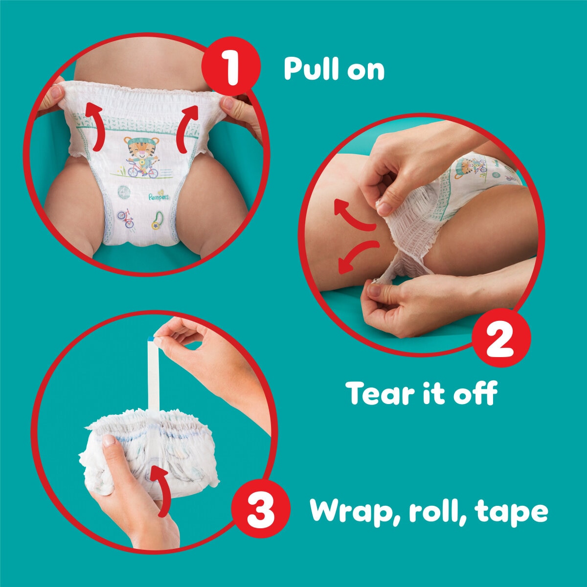 information on pampers baby dry pants size 9