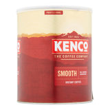 Side on image of Kenco Smooth Coffee in Red tin
