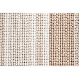 Nubby Bath Mat in Beige, 55 x 91 cm