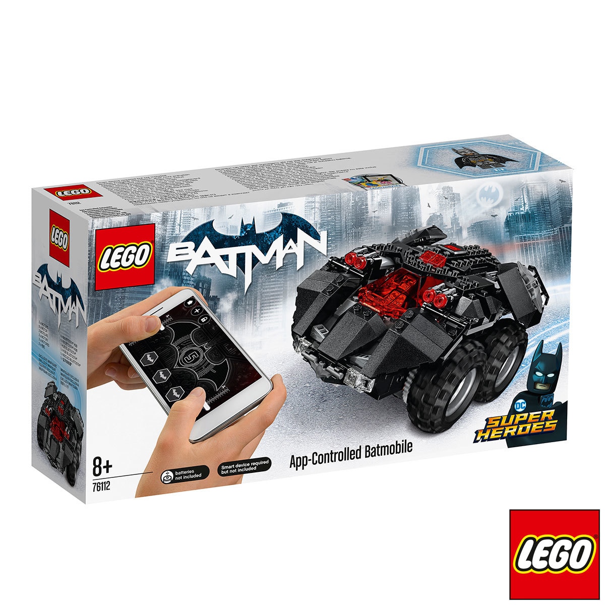 LEGO DC Comics Batman  App-Controlled Batmobile -  Model 76112 (8+ Years)