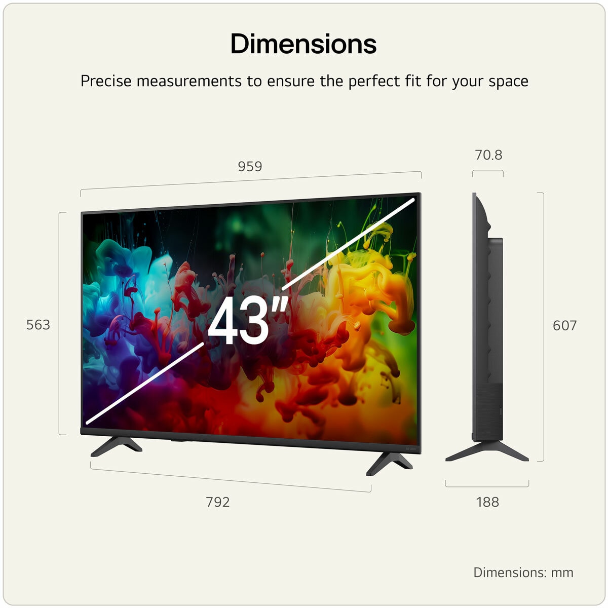LG 43QNED70B6C 43 Inch QNED 4K Ultra HD Smart TV LG 43QNED70B6C 43 Inch QNED 4K Ultra HD Smart TV