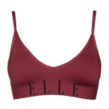 Elle Women's Seamless Bralette, 2 Pack in Chocolate Truffle, Small