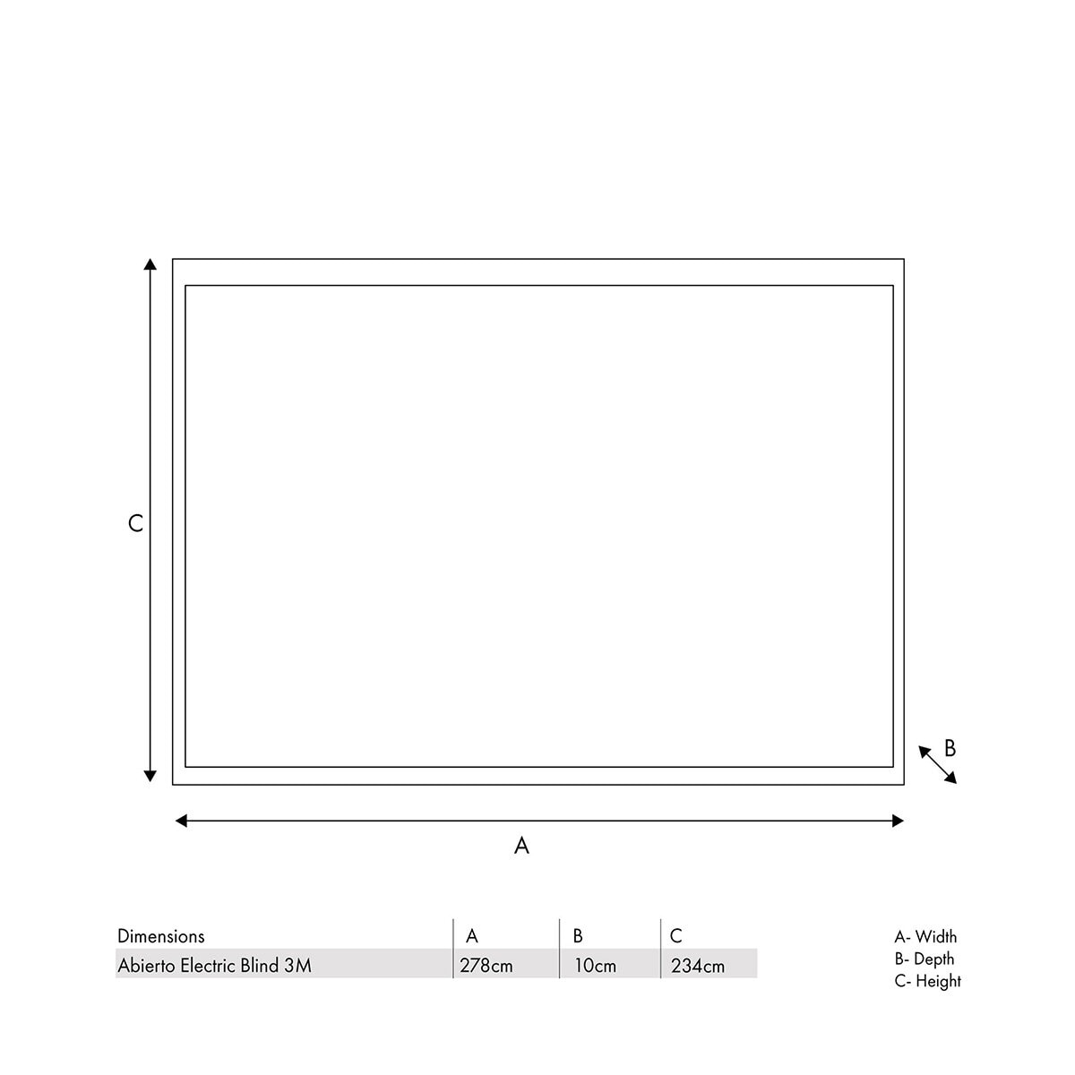 Sunvilla 9ft 1" x 7ft 8" (2.8 x 2.3m) Electric Blinds