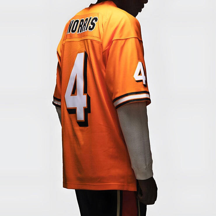 McLaren F1 Men's Mitchell & Ness F1 Lando Norris Football Orange Jersey