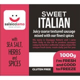 Salsicciamo Sweet Italian Artisan Sausage, 1kg