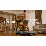 Graphic showing the different features of the treadmill