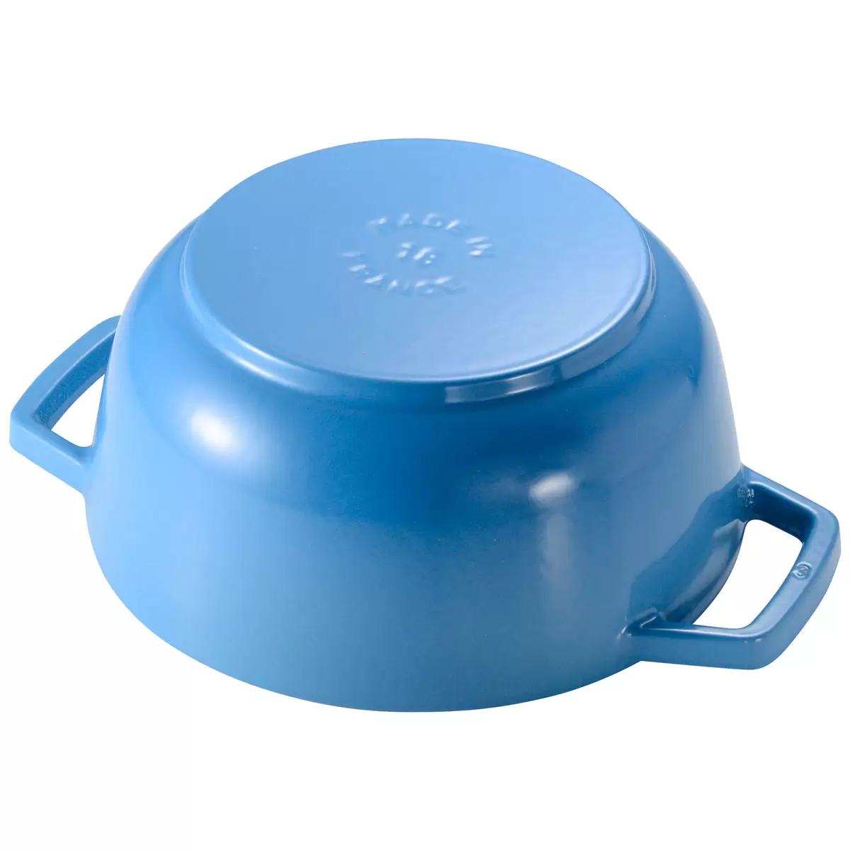Staub 18cm Cast Iron French Oven, Ice Blue