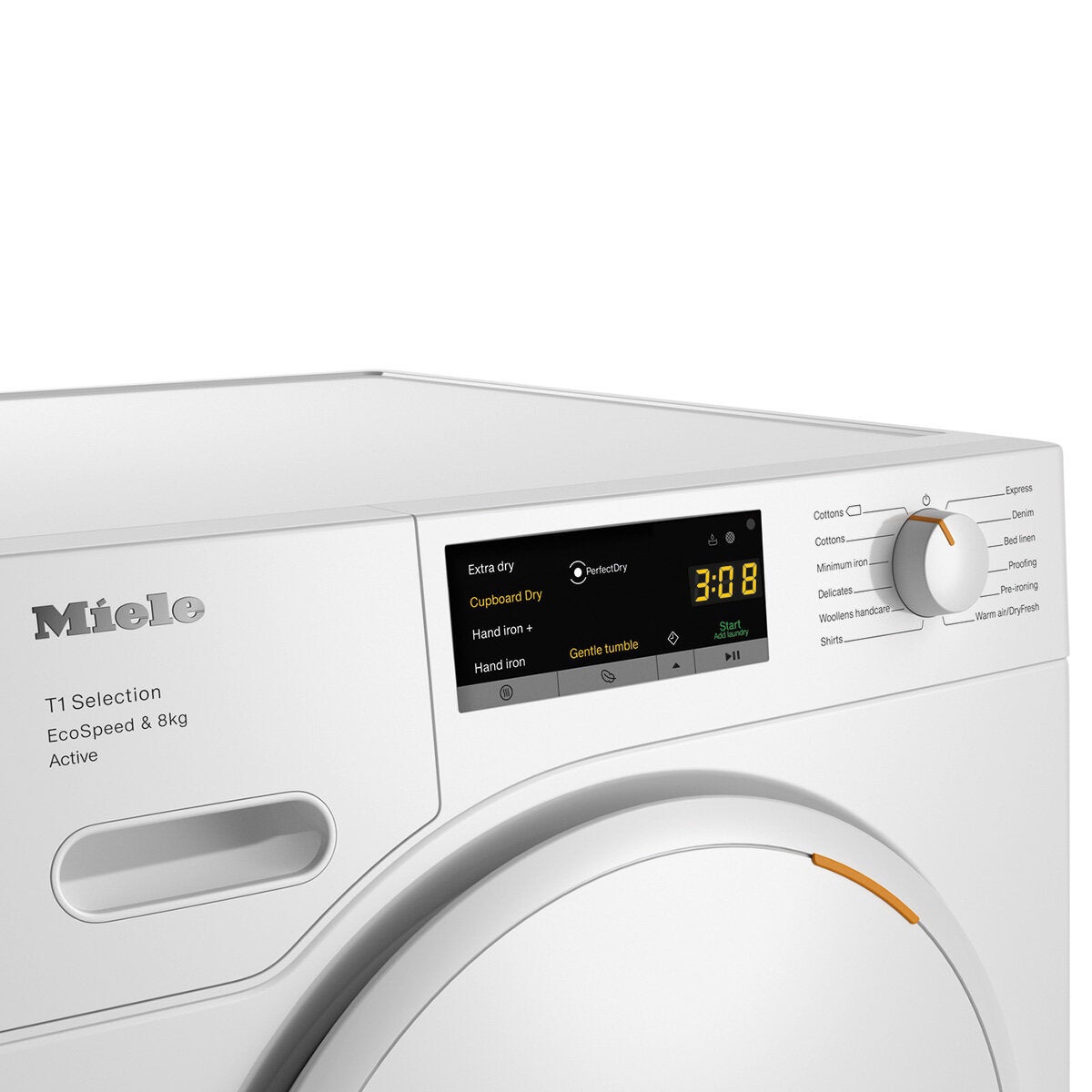Miele TSA523 WP 8kg Heat Pump Tumble Dryer, A+++ Rated in White Miele TSA523 WP 8kg Heat Pump Tumble Dryer, A+++ Rated in White