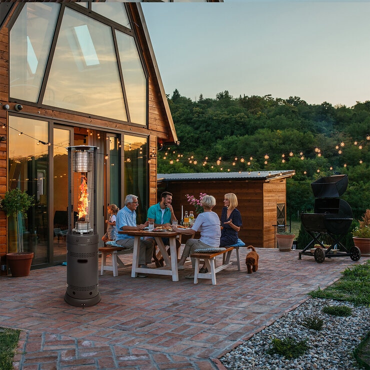 Well Traveled Cyclone Flame Gas Patio Heater