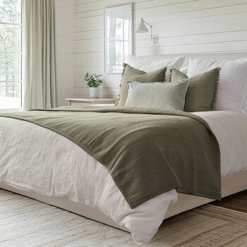 Safdie Cotton Blend Jersey Blanket In 4 Colours, 224 x 234 cm