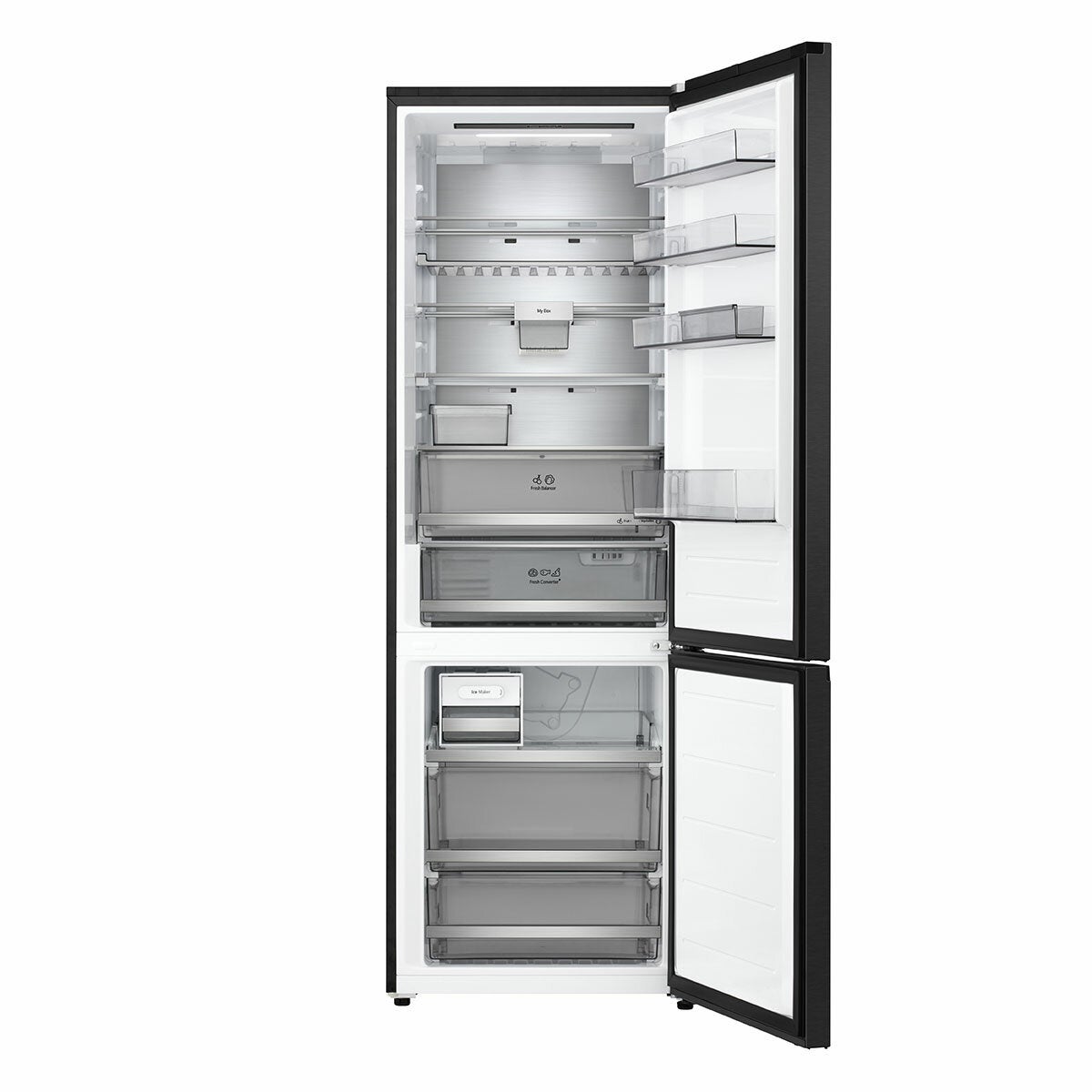 LG Fit & Max, GBBW726AEV Fridge Freezer, A Rated in Black LG Fit & Max, GBBW726AEV Fridge Freezer, A Rated in Black