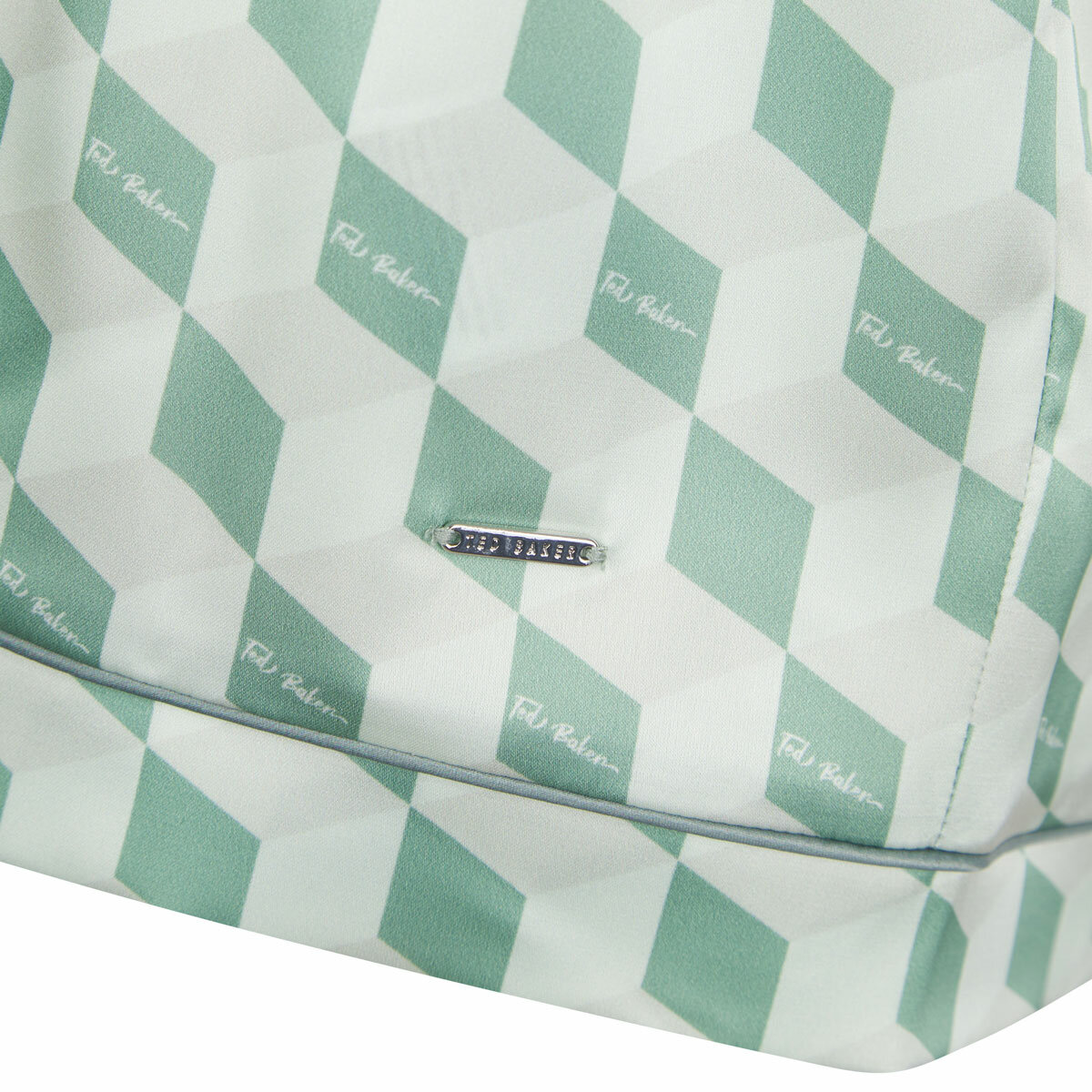 Ted Baker Ladies Satin 2 Piece PJ Set in Green
