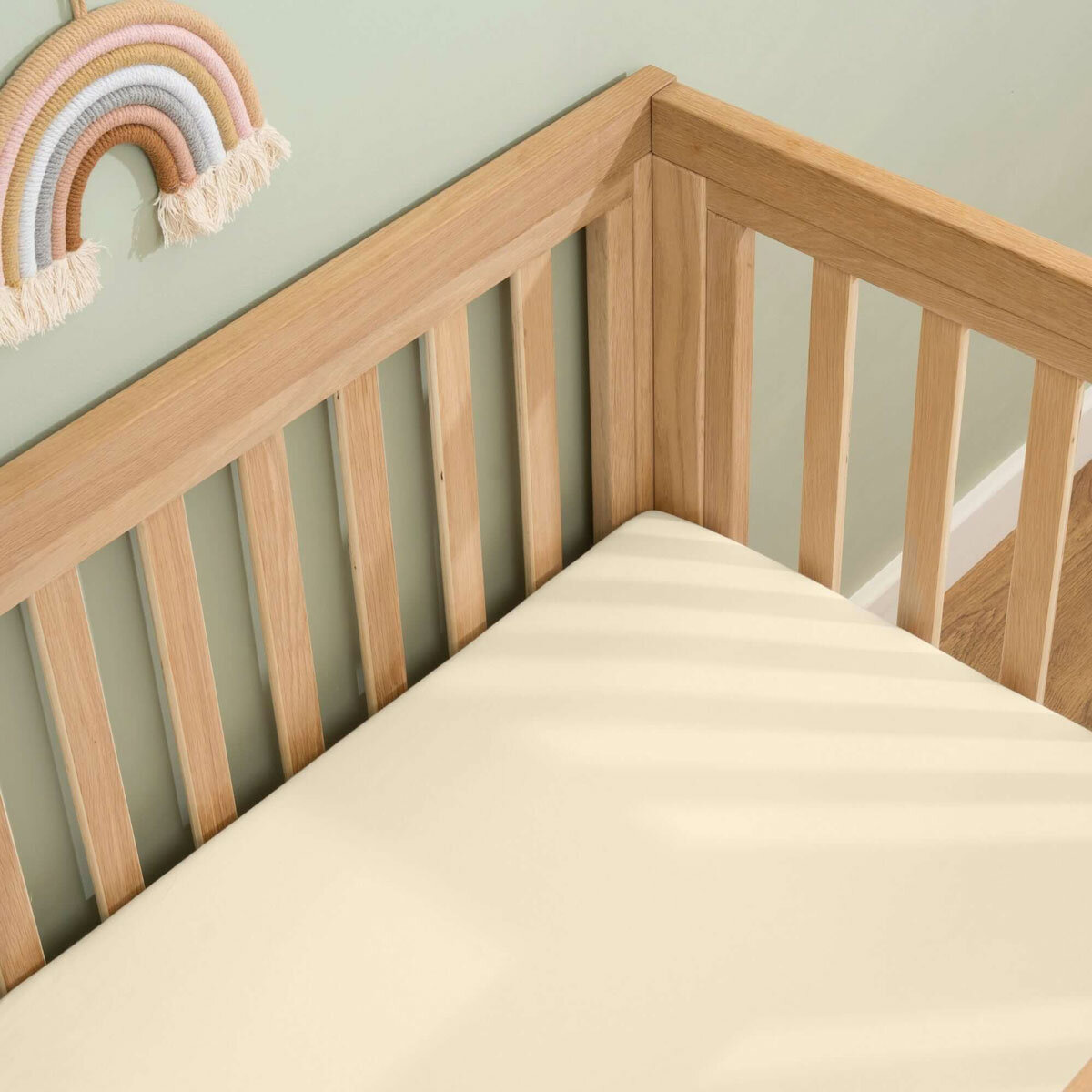 Clair De Lune Organic Cotton Cot Bed Sheets, 2 Pack