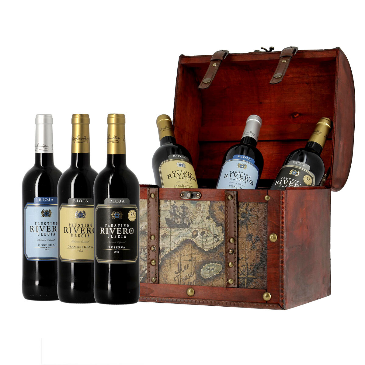 Rioja Wine Chest Gift Set, 6 x 75cl