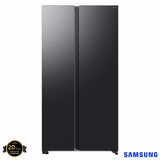 Samsung Series 6, SpaceMax RS70F65QEFEU Side by Side Fridge Freezer, E Rated in Black