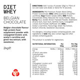 PHD Diet Whey Belgian Chocolate Whey Protein Powder, 2kg