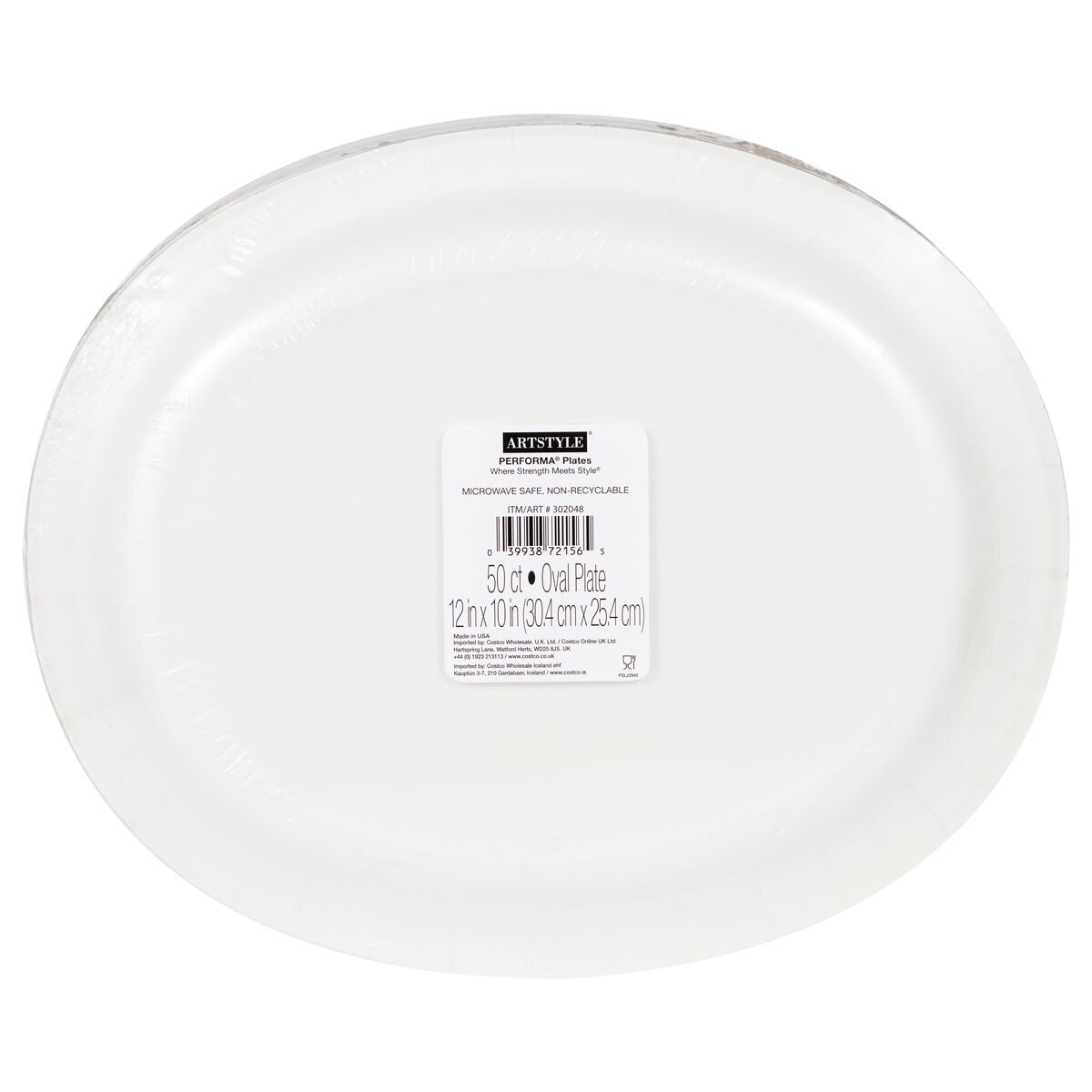 Luxury Oval Plate, Pack of 50 Costco UK