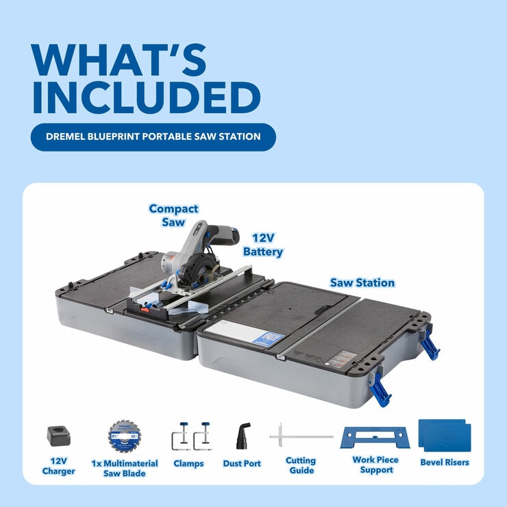 Dremel 12V Brushless Cordless Compact Saw Station