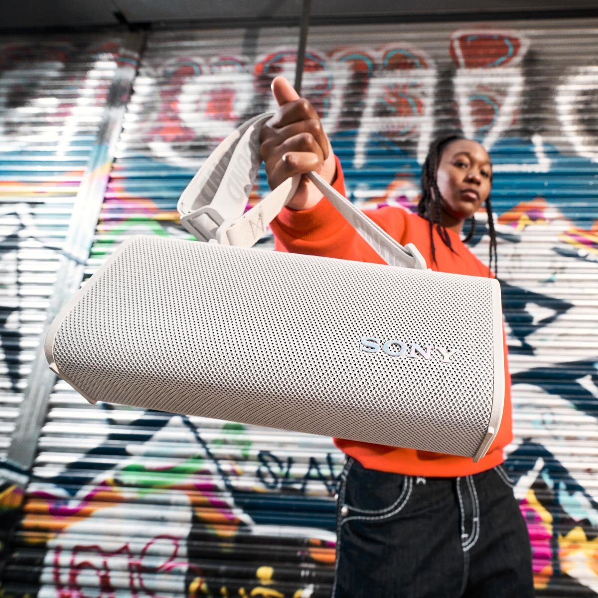 Sony SRSULT30B.CE7 ULT Field 3 Portable Bluetooth Speaker in White