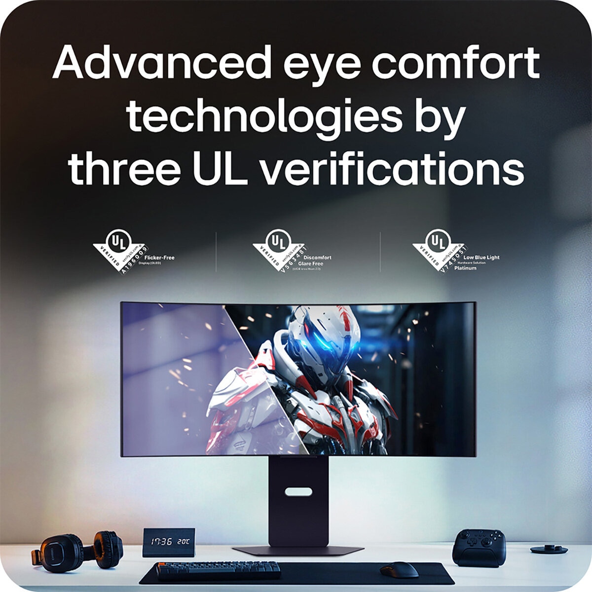 LG UltraGear 34 Inch WQHD 240Hz OLED Gaming Monitor, 34GX900A-B