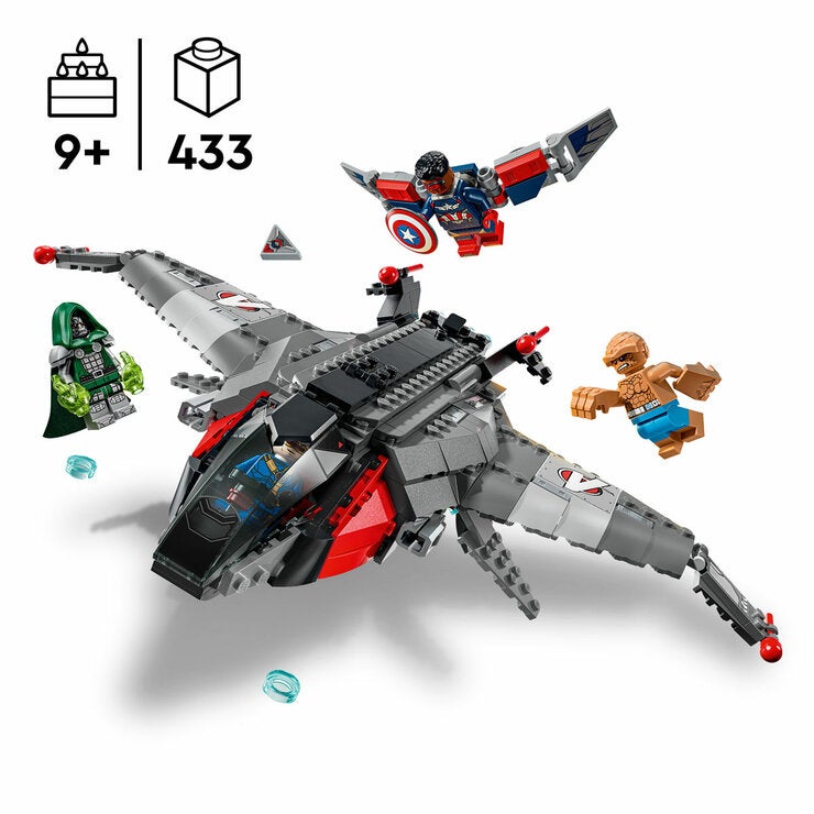 LEGO Super Heroes Avengers: Doomsday Quinjet - Model 76347 (9+ Years)