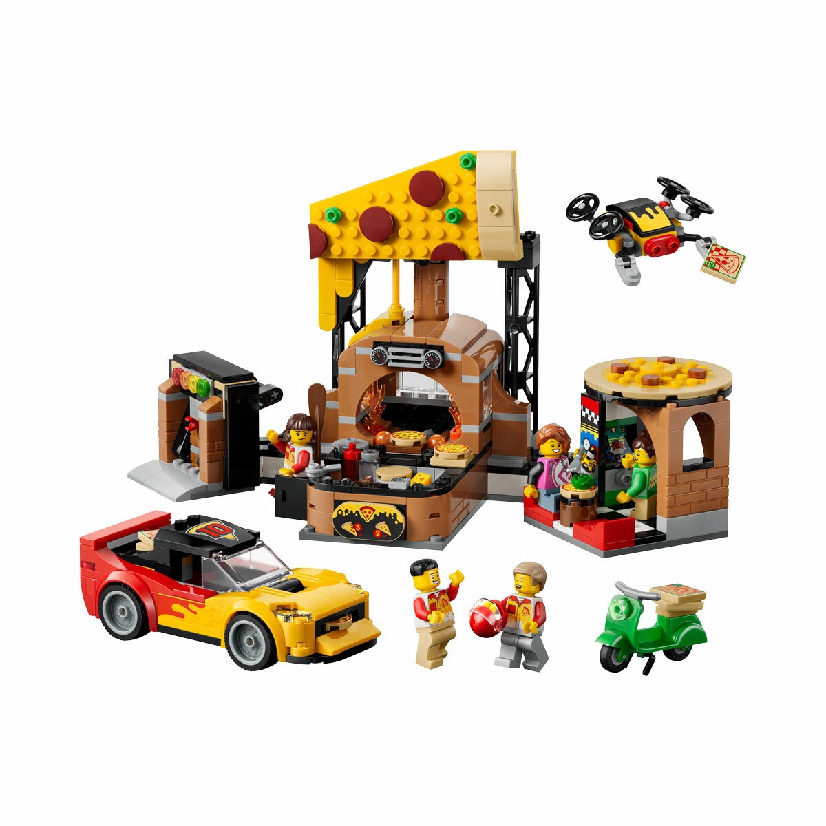 LEGO City Pizza Delivery Experience with Vehicles - Model 60496 (6+ Years) LEGO City Pizza Delivery Experience with Vehicles - Model 60496 (6+ Years)