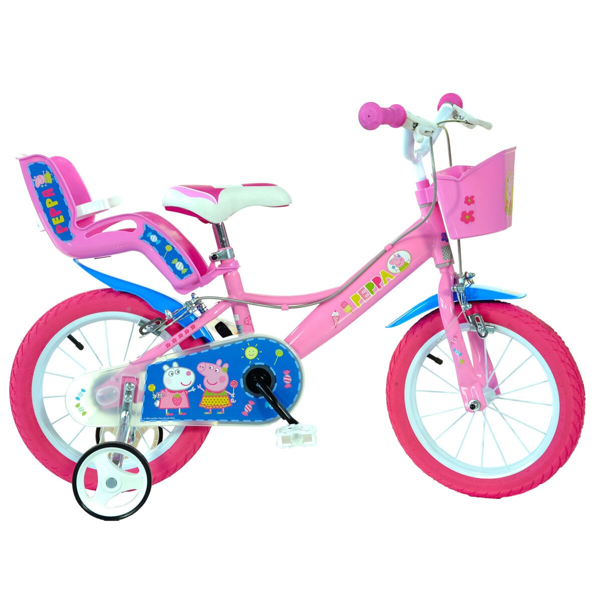 Dino Bikes Children's 14" (35.6cm) Licensed Character Bicycle - Peppa Pig (4+ Years)