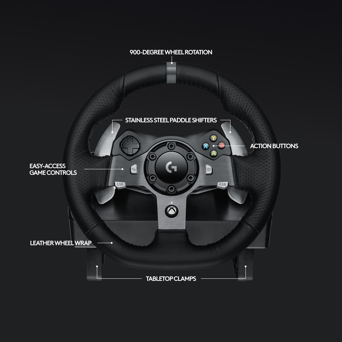 Logitech G920 Driving Force Racing Wheel + Shifter - Xbox One