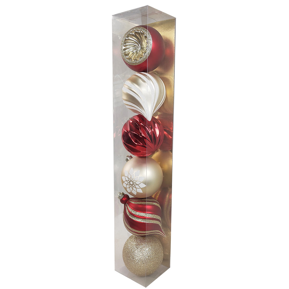 Buy Shatter Resistant Ornaments in Gold or Green Combined2 Image at Costco.co.uk