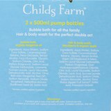 Childs Farm Bubble Bath and Hair & Body Wash in 2 Varieties, 2 x 500ml