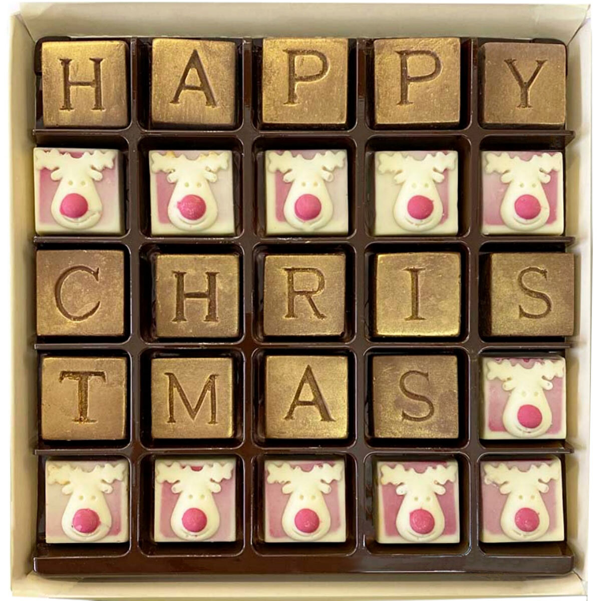 Choc On Choc Happy Christmas Chocolate Gift