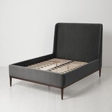 Swyft Bed 02 Charcoal Grey Velvet Bed Frame, King