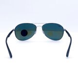 Ray-Ban Gunmetal Sunglasses with Green Polarised Lenses RB3549 004/9A