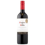 Casillero Del Diablo back of bottle sticker