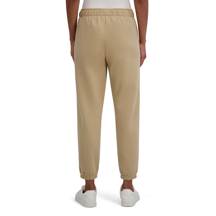 DKNY Sport Women's Fleece Jogger in Beige