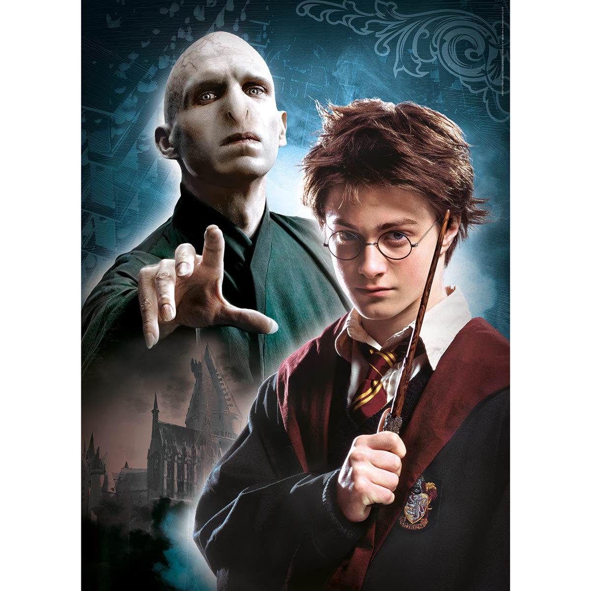 Harry Potter Licensed 3 x 1000 Piece Jigsaw Puzzle (14+ Years)