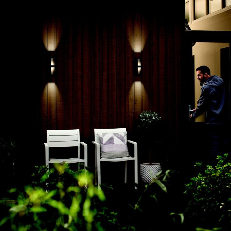 Philips Mygarden Led Wall Light In Shadow Anthracite Costco Uk Philips Mygarden Led Wall Light In Shadow Anthracite