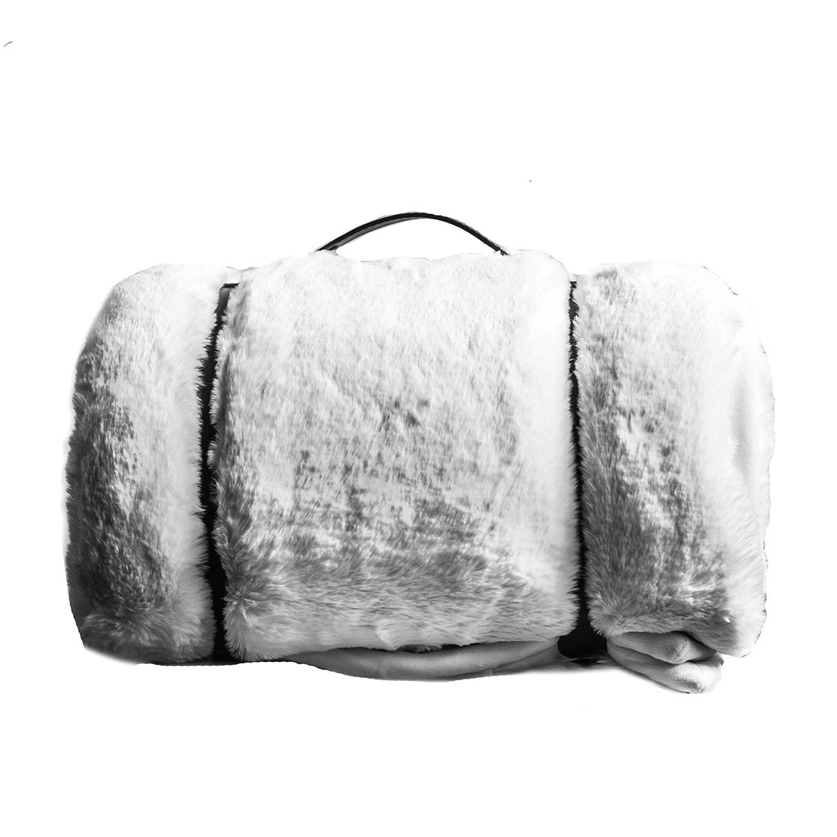 Mon Chateaux Luxe Faux Fur Throw in Ivory, 152 x 177 cm Costco UK