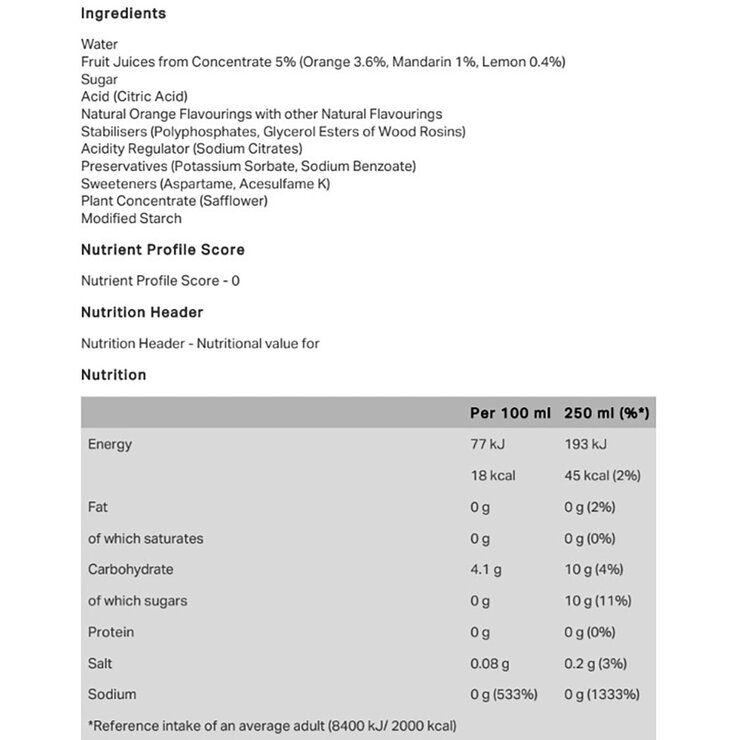 Oasis Citrus Punch PMP £1.35, 12 x 500ml