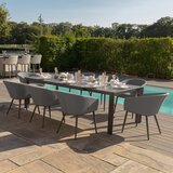 Maze Ambition 11pc Extending dining set - Extended (260cm)