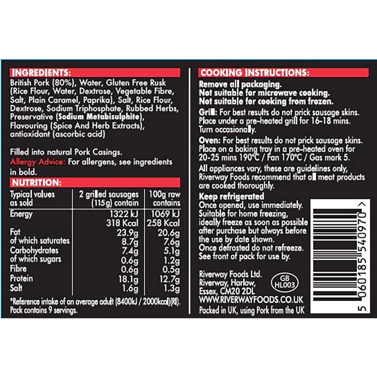 Nutritional Information