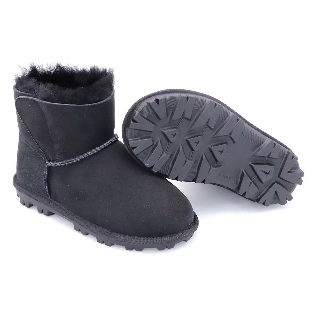 Kirkland Signature Children's Shearling Boot in Black