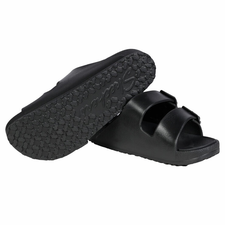 Skechers Ladies Cali Breeze Arch Comfort Sandal in Black