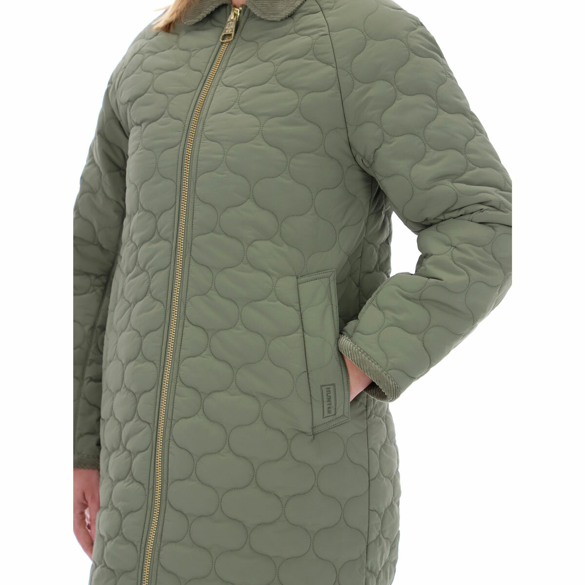 Hunter Women's Quilted Coat in Green
