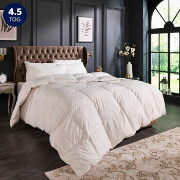 Snuggledown Retreat Hungarian Goose Down 4.5 Tog Duvet in 3 Sizes Snuggledown Retreat Hungarian Goose Down 4.5 Tog Duvet in 3 Sizes