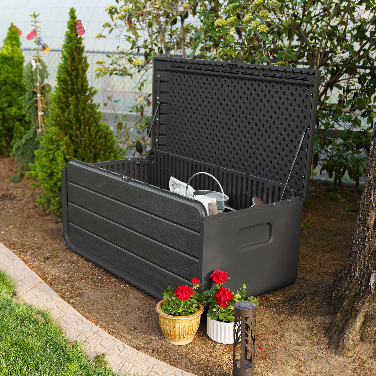 200 gal Stoney Extra Large Deck Box by Suncast at Fleet Farm